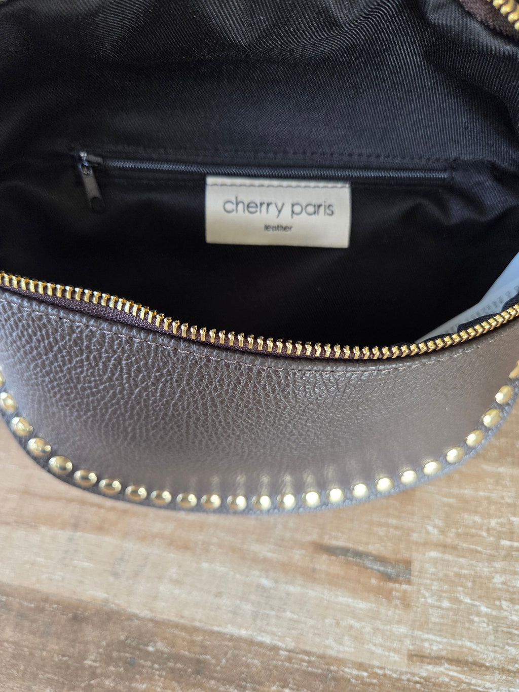 Sac Béatrice Cherry Paris chocolat – vue de face