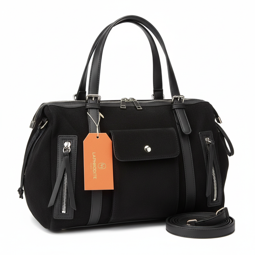 Sac LAPHRODITE Noir fond blanc